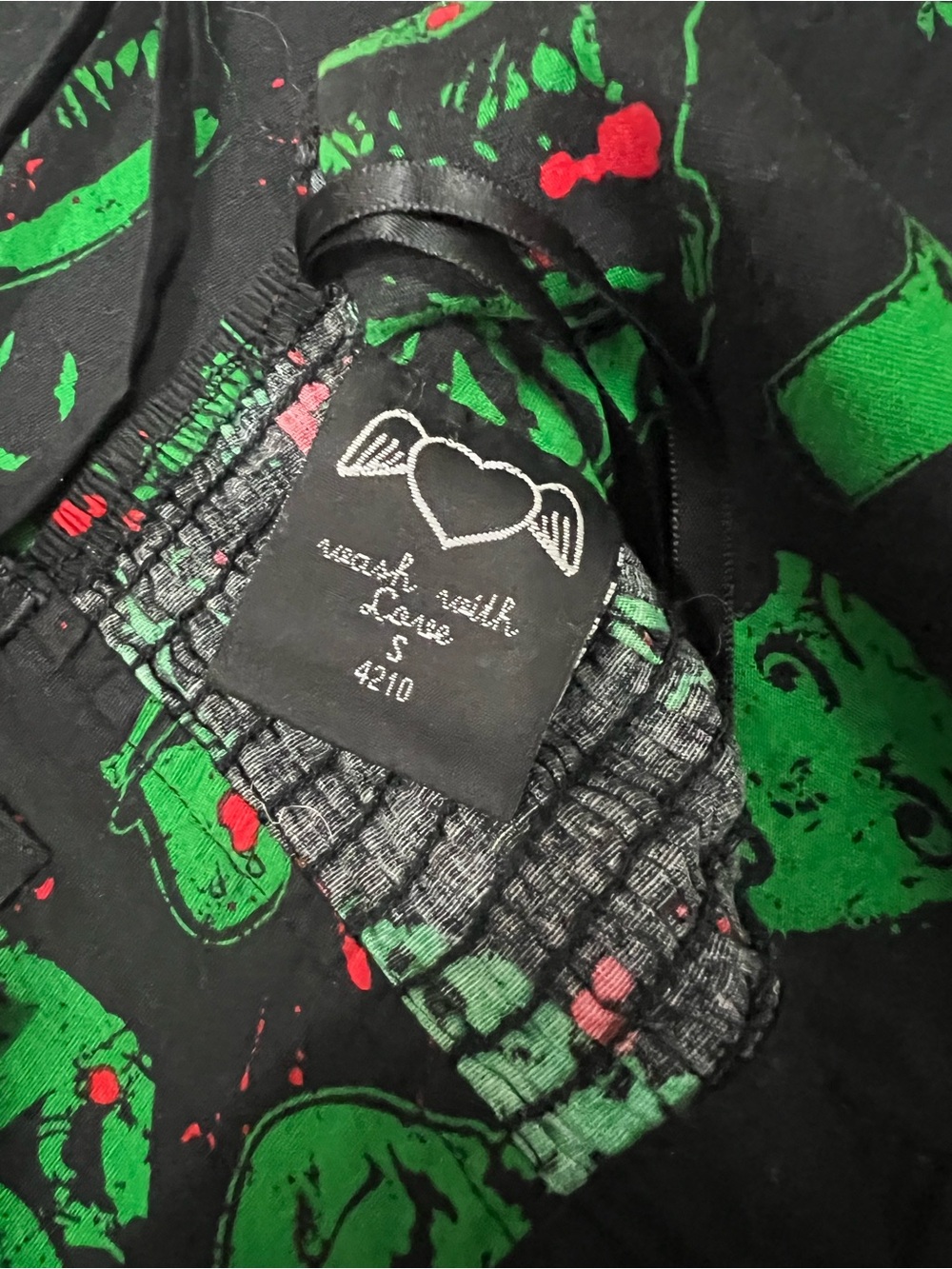 SOLD Hell Bunny Modcloth Frankenstein Goth Cemetary Sleeveless Retro Swing Dress - Picture 13 of 16